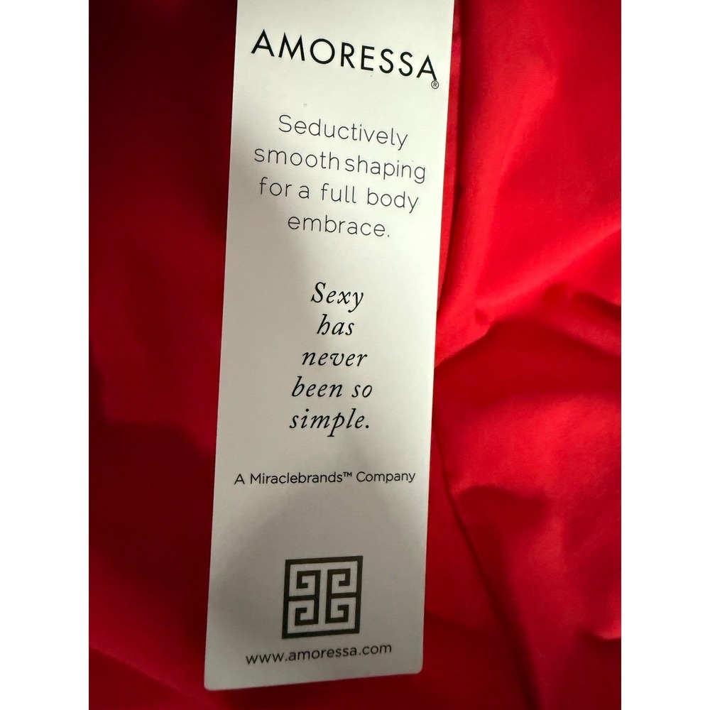 NWT Amoressa by Miraclesuit Discotheque Andy Red Shaping Underwire Swimsuit 6 - Picture 11 of 16
